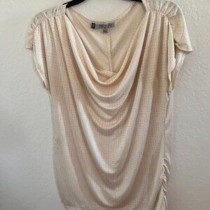 Jennifer Lopez blouse beige with gold accents SKU 113